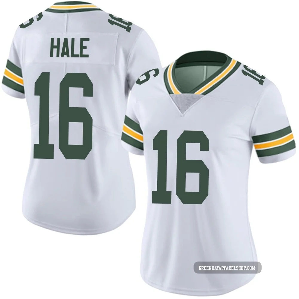 Alex Hale ＃16 Women's Limited Green Bay Packers White Vapor Untouchable Jersey