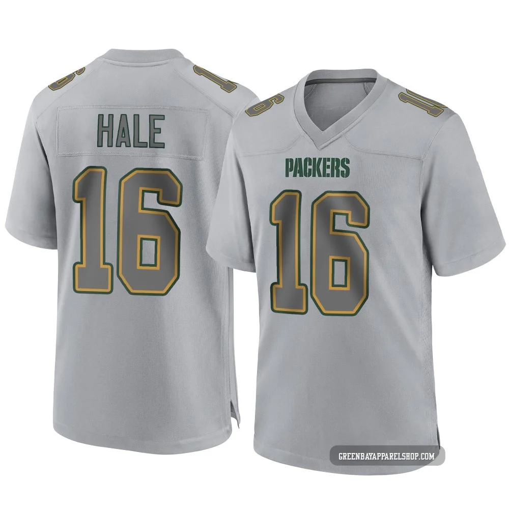Alex Hale ＃16 Youth Game Green Bay Packers Gray Atmosphere Fashion Jersey