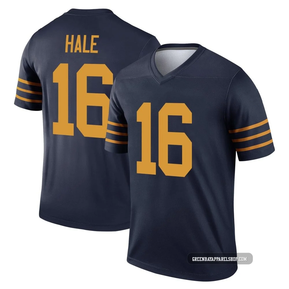Alex Hale ＃16 Youth Legend Green Bay Packers Navy The 1923 Classic Jersey