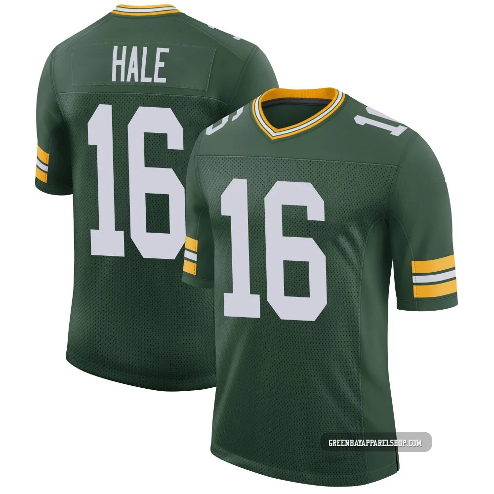 Alex Hale ＃16 Youth Limited Green Bay Packers Green Classic Jersey