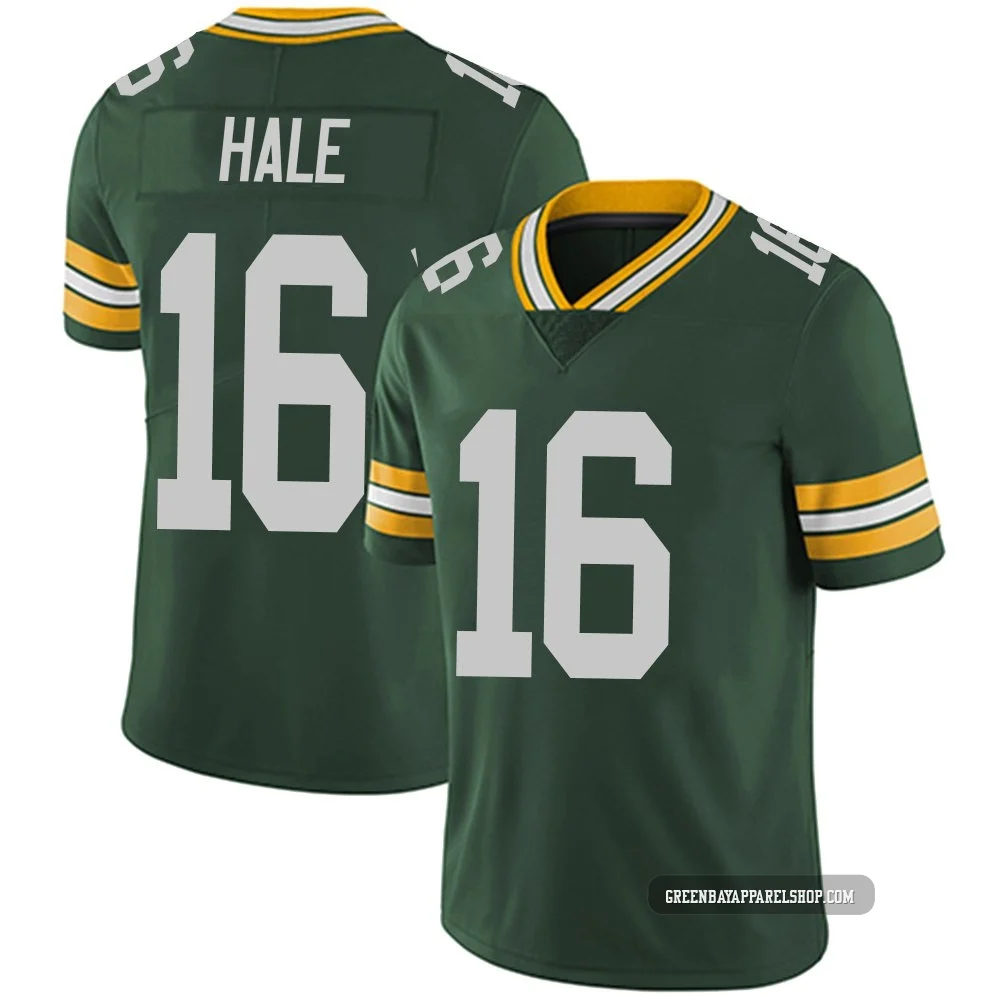 Alex Hale ＃16 Youth Limited Green Bay Packers Green Team Color Vapor Untouchable Jersey