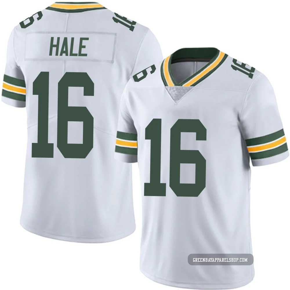 Alex Hale ＃16 Youth Limited Green Bay Packers White Vapor Untouchable Jersey