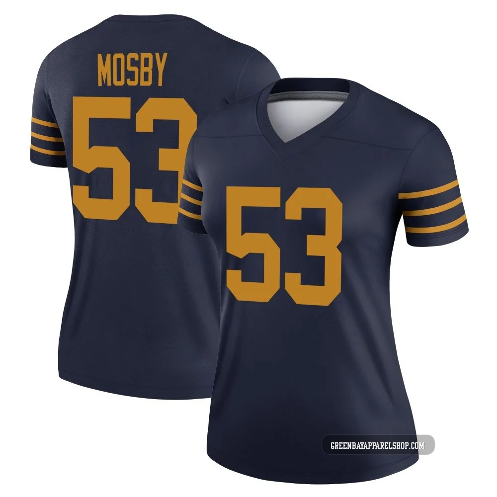 Arron Mosby ＃53 Women's Legend Green Bay Packers Navy The 1923 Classic Jersey