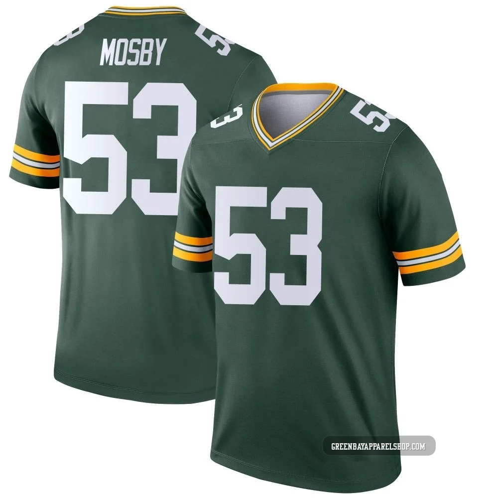 Arron Mosby ＃53 Youth Legend Green Bay Packers Green Jersey