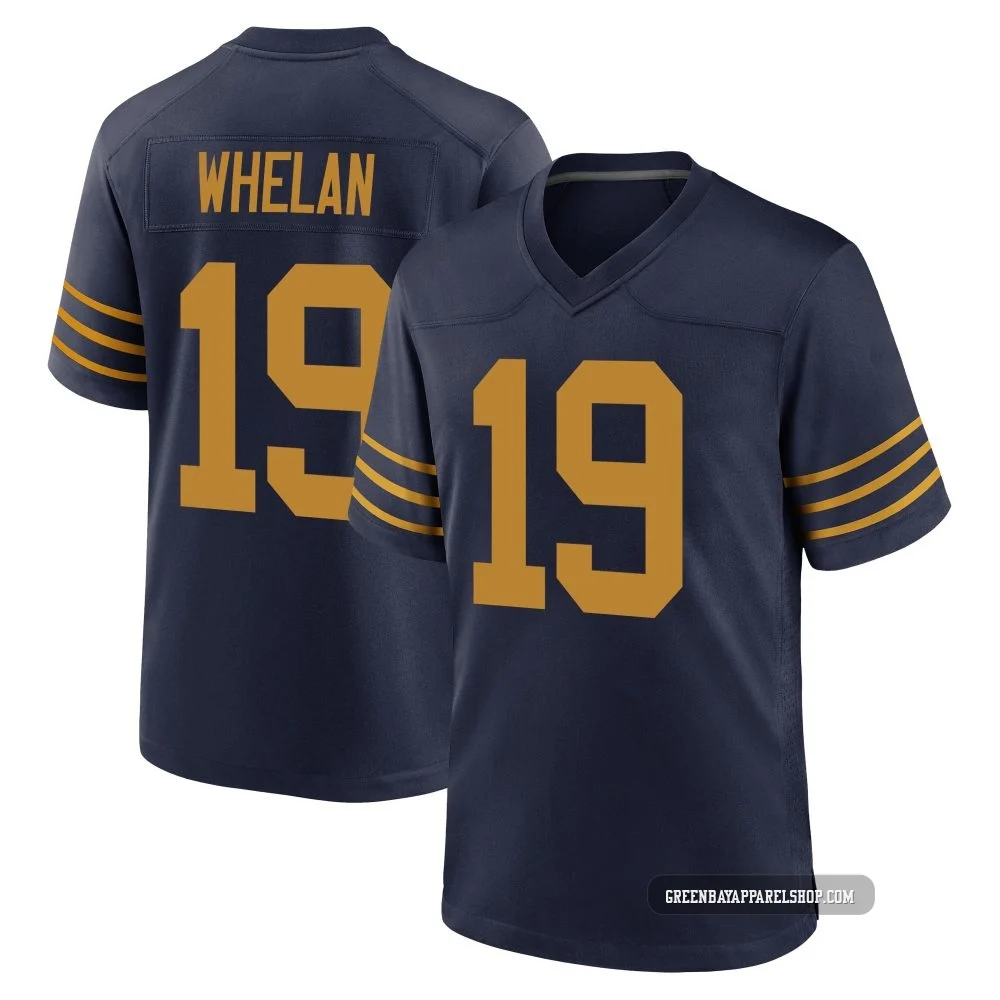 Daniel Whelan ＃19 Men's Game Green Bay Packers Navy The 1923 Classic Jersey