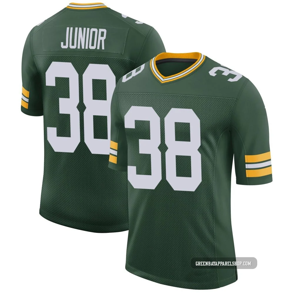 Gregory Junior ＃38 Youth Limited Green Bay Packers Green Classic Jersey
