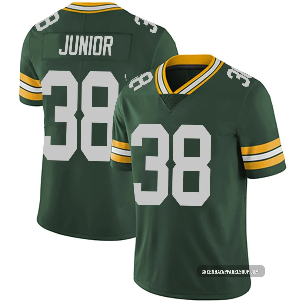 Gregory Junior ＃38 Youth Limited Green Bay Packers Green Team Color Vapor Untouchable Jersey