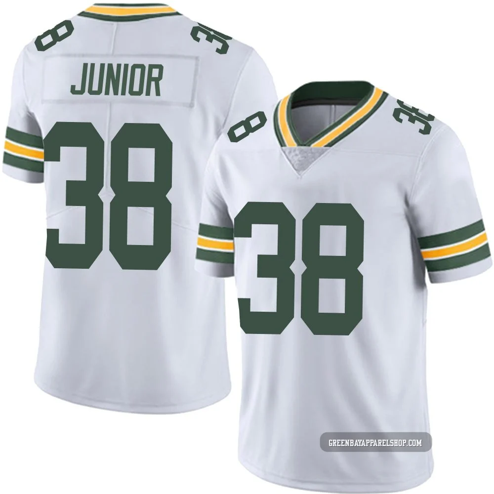 Gregory Junior ＃38 Youth Limited Green Bay Packers White Vapor Untouchable Jersey