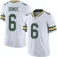 Jadakis Bonds ＃6 Men's Limited Green Bay Packers White Vapor Untouchable Jersey