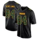 Jakobie Keeney-James ＃84 Men's Game Green Bay Packers Black Fashion Jersey