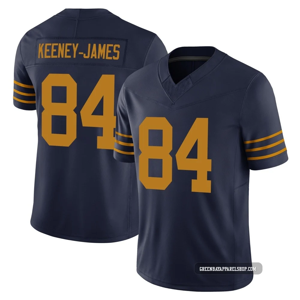 Jakobie Keeney-James ＃84 Men's Limited Green Bay Packers Navy The 1923 Classic Vapor F.U.S.E. Jersey