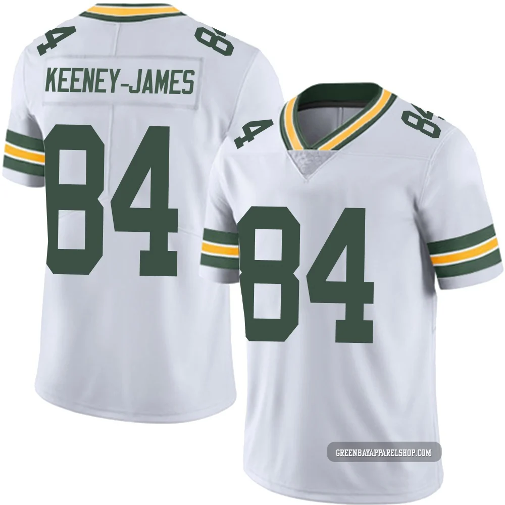 Jakobie Keeney-James ＃84 Men's Limited Green Bay Packers White Vapor Untouchable Jersey
