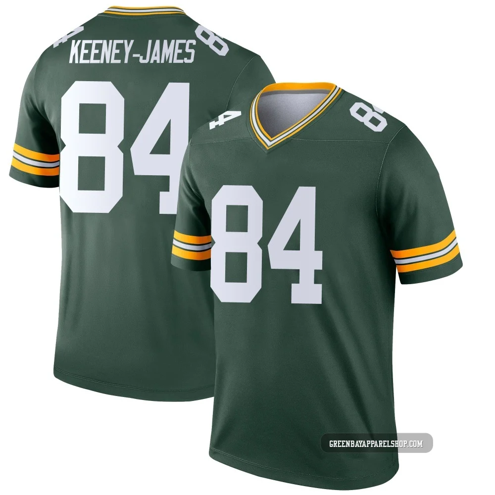 Jakobie Keeney-James ＃84 Youth Legend Green Bay Packers Green Jersey