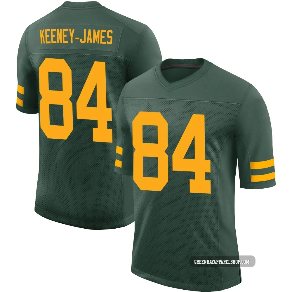 Jakobie Keeney-James ＃84 Youth Limited Green Bay Packers Green Alternate Vapor Jersey