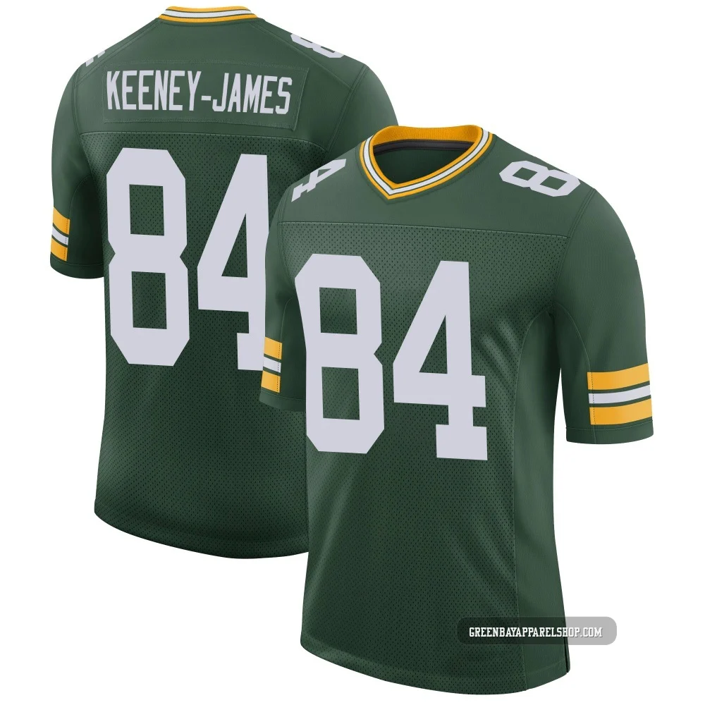 Jakobie Keeney-James ＃84 Youth Limited Green Bay Packers Green Classic Jersey