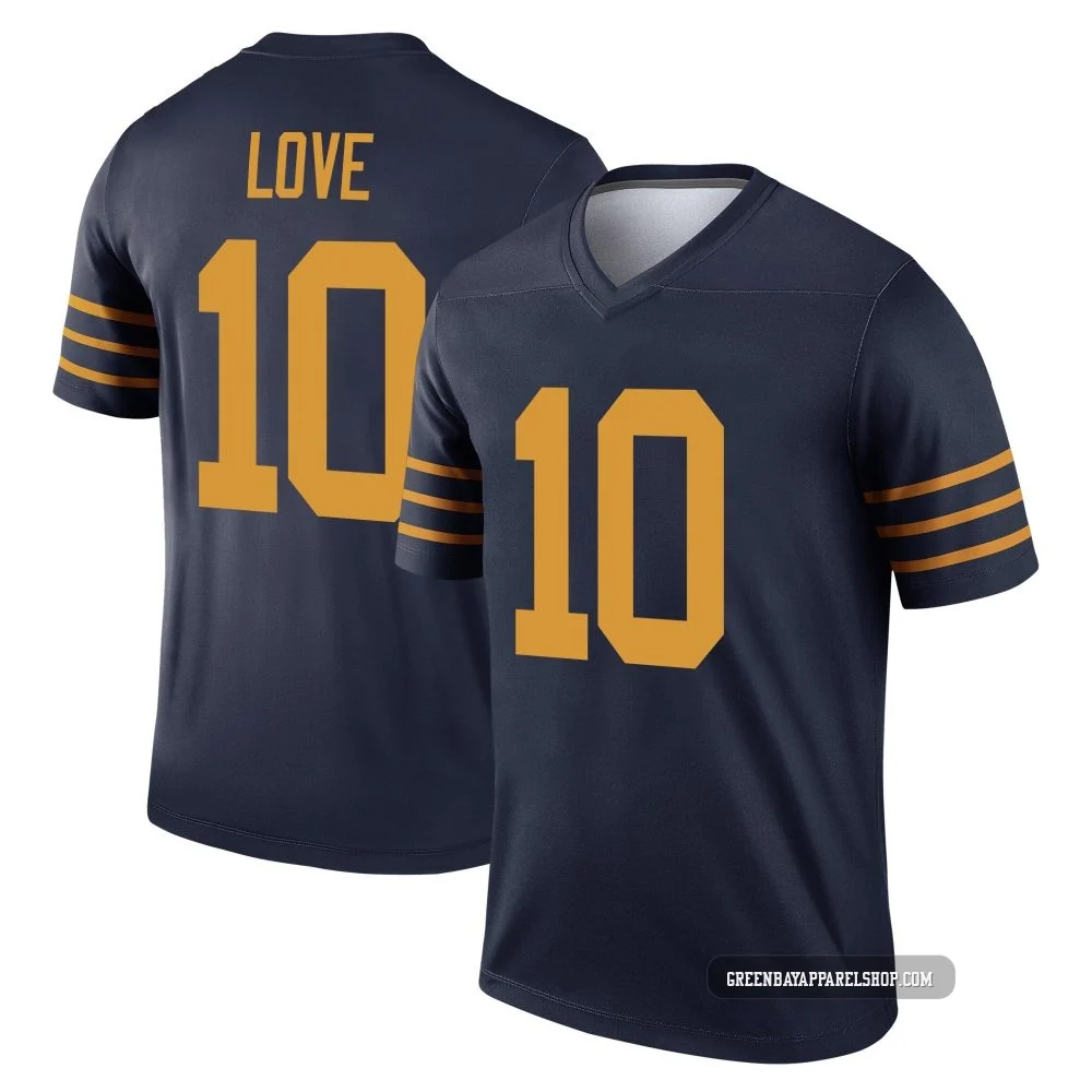 Jordan Love ＃10 Youth Legend Green Bay Packers Navy The 1923 Classic Jersey