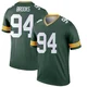 Karl Brooks ＃94 Men's Legend Green Bay Packers Green Jersey