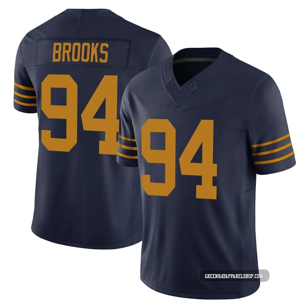 Karl Brooks ＃94 Youth Limited Green Bay Packers Navy The 1923 Classic Vapor F.U.S.E. Jersey