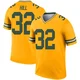 Kylin Hill ＃32 Men's Legend Green Bay Packers Gold Inverted Jersey