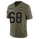 Leonard Payne ＃68 Men's Limited Green Bay Packers Olive 2025 Salute to Service Jersey
