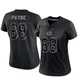 Leonard Payne ＃68 Women's Limited Green Bay Packers Black Reflective Jersey