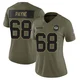 Leonard Payne ＃68 Women's Limited Green Bay Packers Olive 2025 Salute to Service Jersey