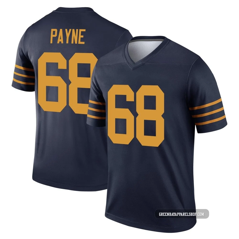 Leonard Payne ＃68 Youth Legend Green Bay Packers Navy The 1923 Classic Jersey