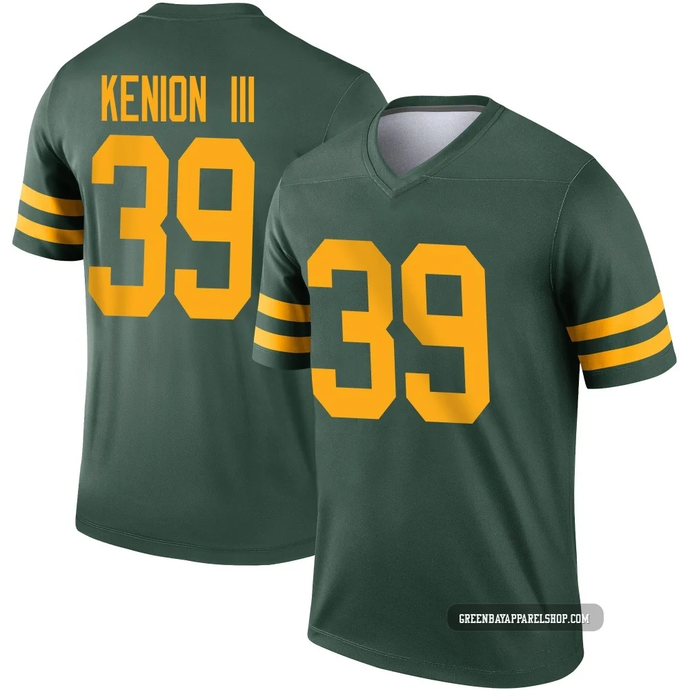 Murvin Kenion III ＃39 Men's Legend Green Bay Packers Green Alternate Jersey