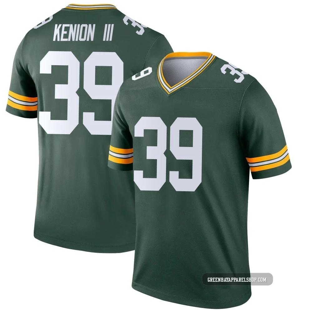 Murvin Kenion III ＃39 Men's Legend Green Bay Packers Green Jersey