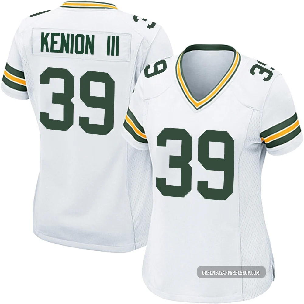 Murvin Kenion III ＃39 Women's Game Green Bay Packers White Jersey