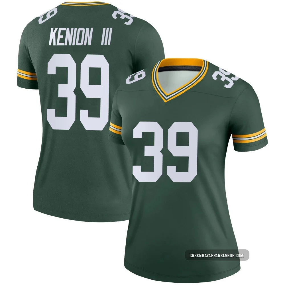 Murvin Kenion III ＃39 Women's Legend Green Bay Packers Green Jersey