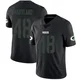 RJ Maryland ＃48 Men's Limited Green Bay Packers Black Impact Jersey