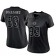 Savion Williams ＃83 Women's Limited Green Bay Packers Black Reflective Jersey